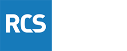 RCS Logo with Retail Control Systems stacked to the right. Small version.